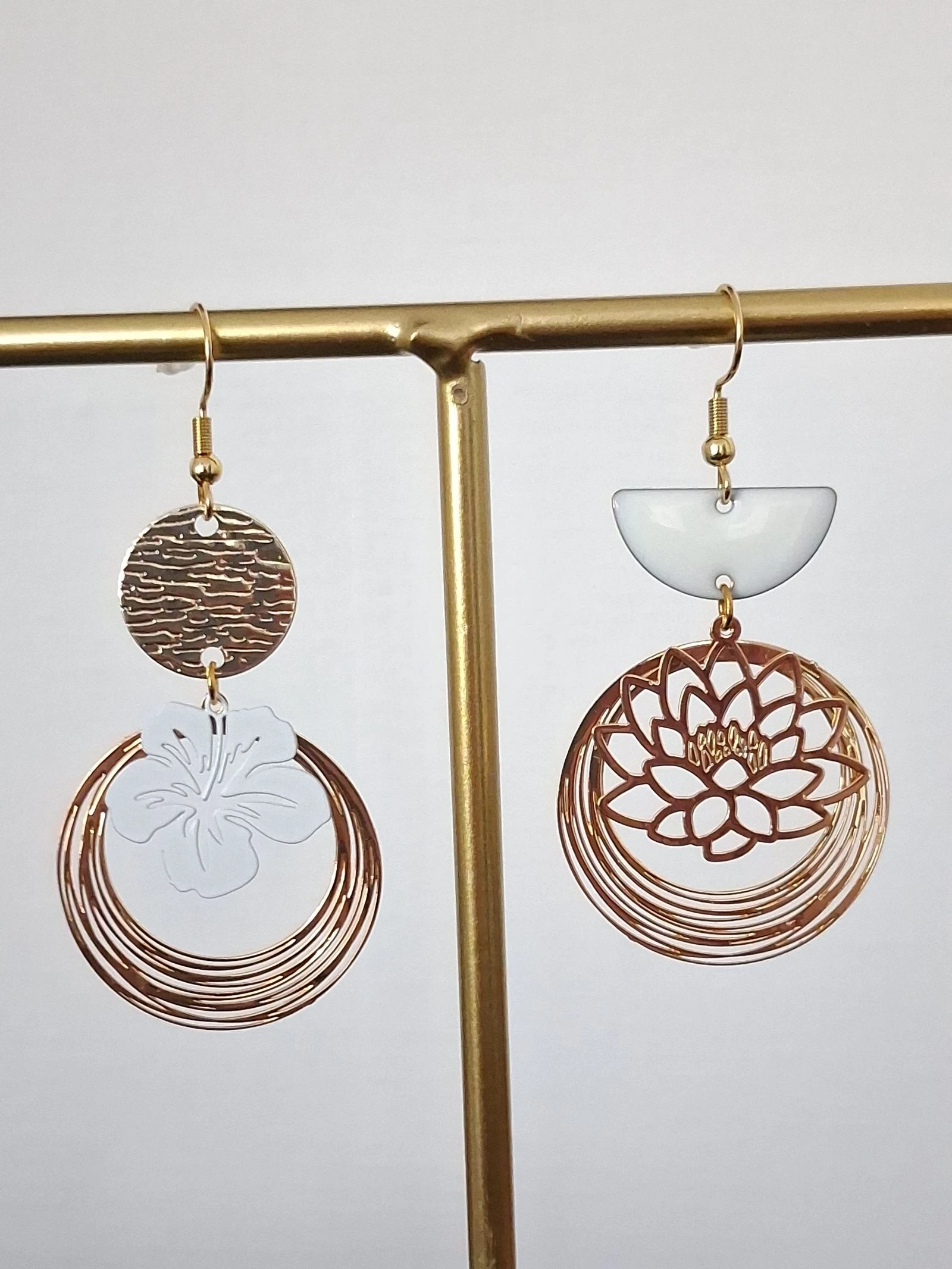 Asymmetrical earrings – photo 2